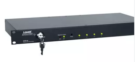 SEQR-4K POWER SEQUENCER-4 CHANNEL, 1U, ROCKER SWITCH/KEY